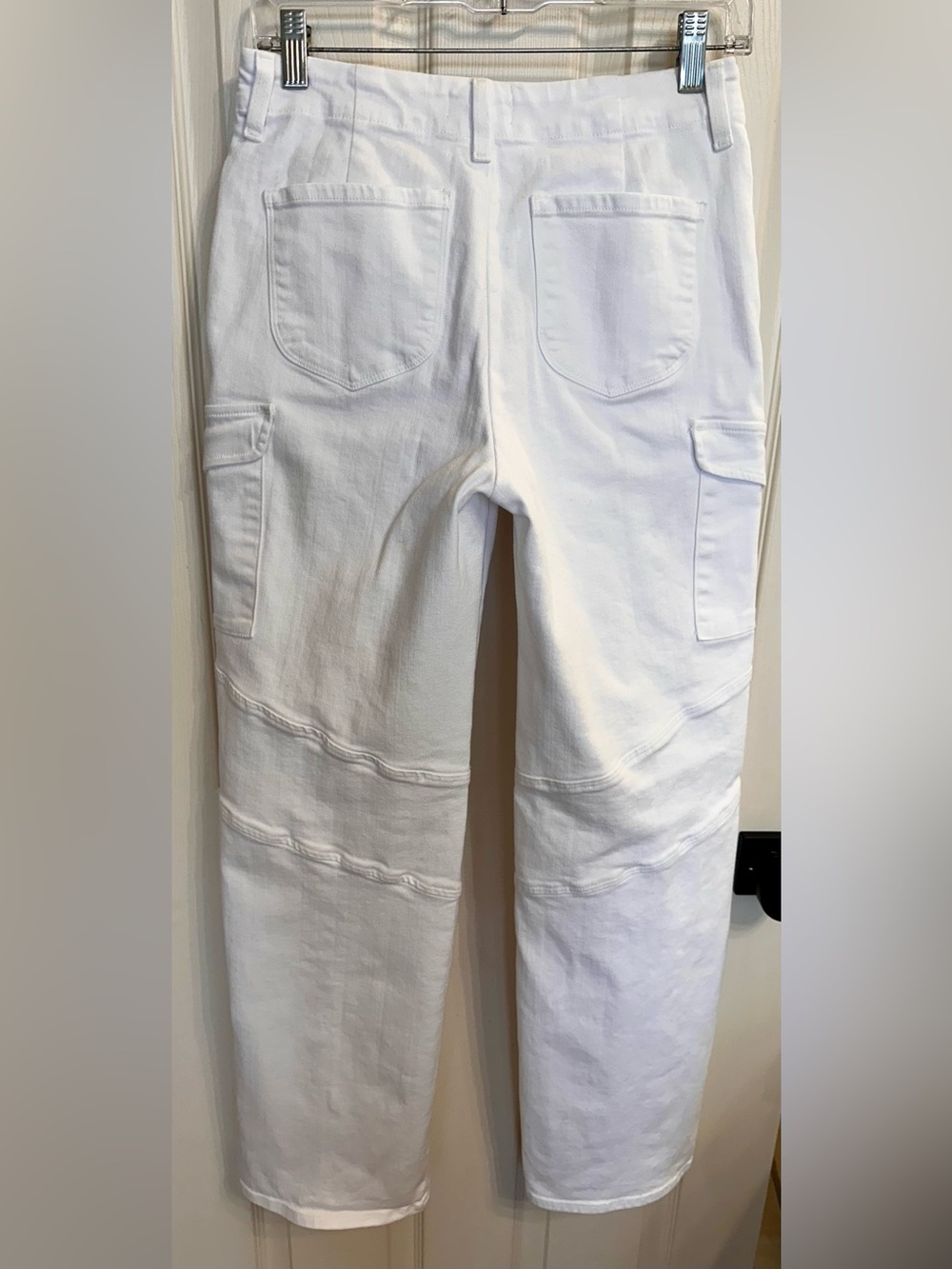 L'AGENCE Brooklyn High Rise Utility Wide-Leg White Pants NWOT - Picture 3 of 5